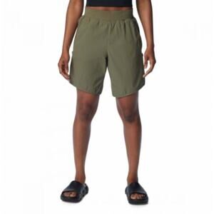 Columbia Women's Sz Medium Leslie Falls Long Shorts in Stone Green